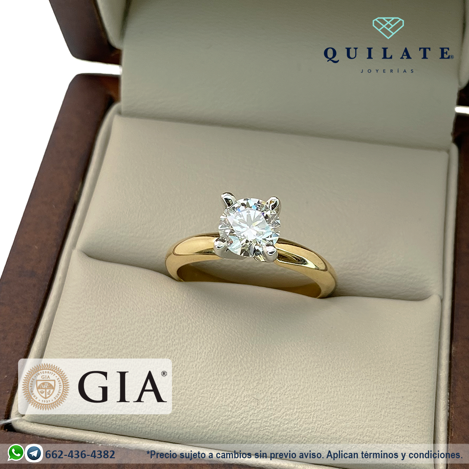Anillo de compromiso con diamante CT Lab – Quilate Joyerias