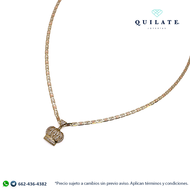 Dije corona con circonia