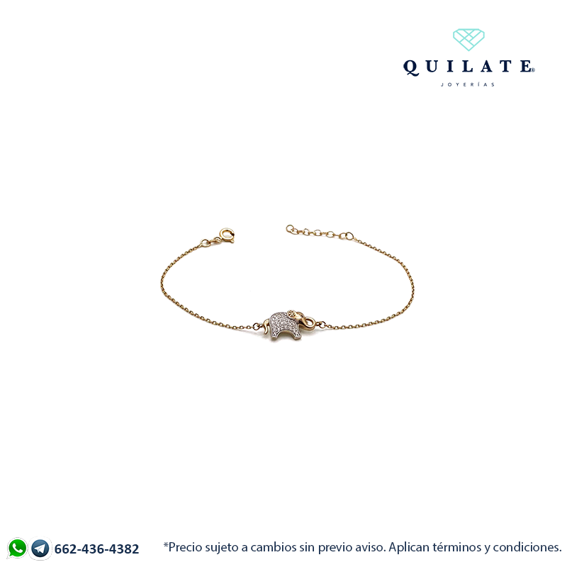 Pulsera con elefante